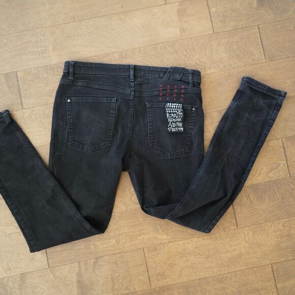 Ksubi Van Winkle Rebel Mid Rise Skinny Fit Jeans Black Mens Size 36 - Picture 6 of 9